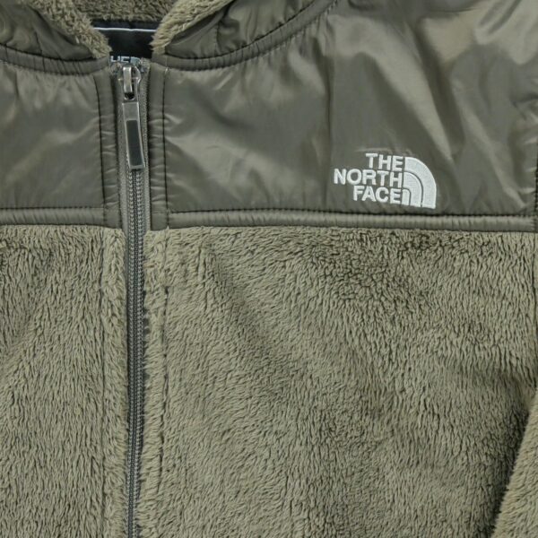 Veste polaires femme manches longues kaki The North Face Col Montant QWE3610