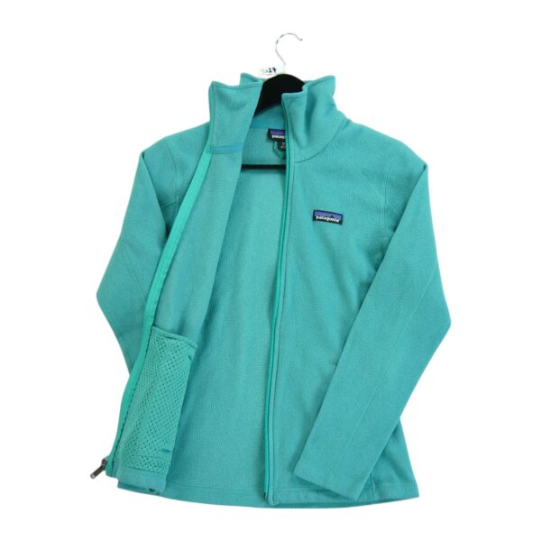 Veste polaires femme manches longues turquoise Patagonia Col Montant QWE3027