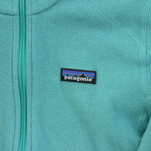 Veste polaires femme manches longues turquoise Patagonia Col Montant QWE3027