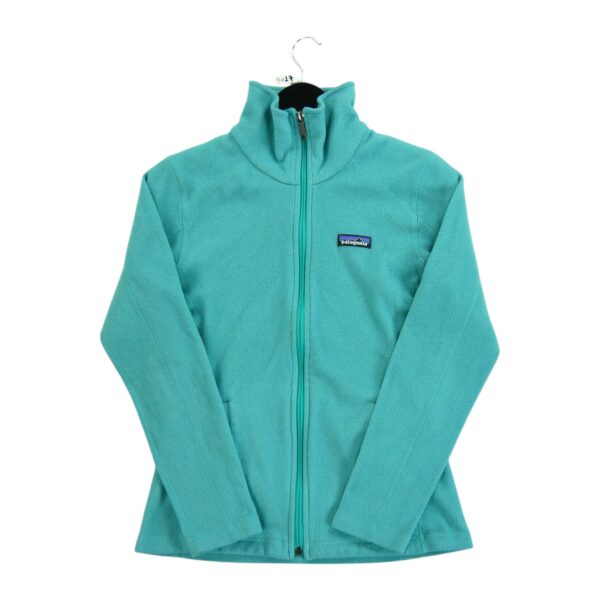 Veste polaires femme manches longues turquoise Patagonia Col Montant QWE3027