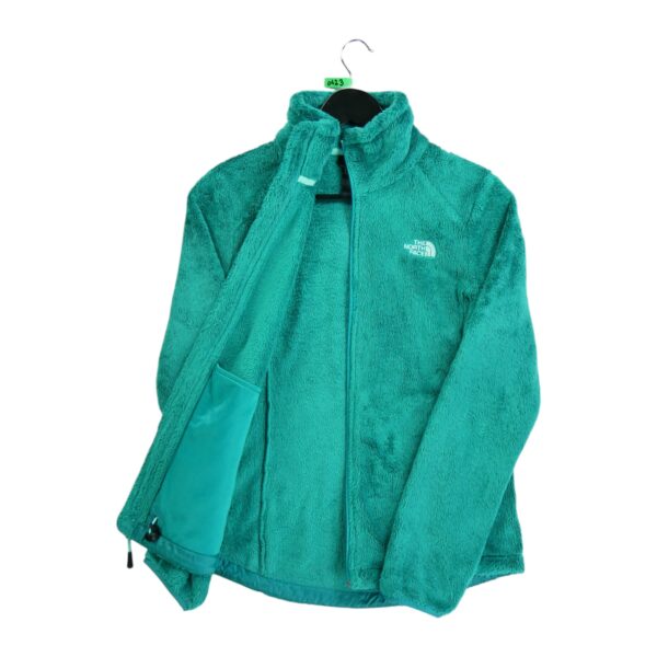 Veste polaires femme manches longues turquoise The North Face Col Montant QWE0423