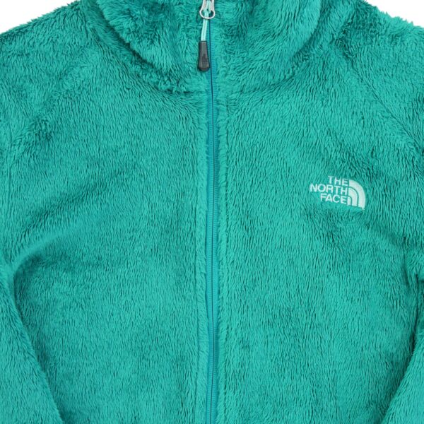 Veste polaires femme manches longues turquoise The North Face Col Montant QWE0423