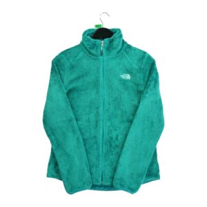 Veste polaires femme manches longues turquoise The North Face Col Montant QWE0423