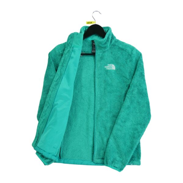 Veste polaires femme manches longues turquoise The North Face Col Montant QWE1248