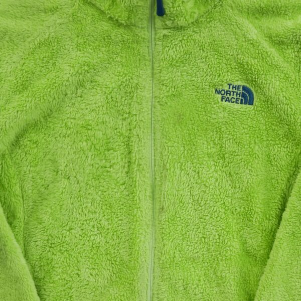 Veste polaires femme manches longues vert fluo The North Face Col Montant QWE0546