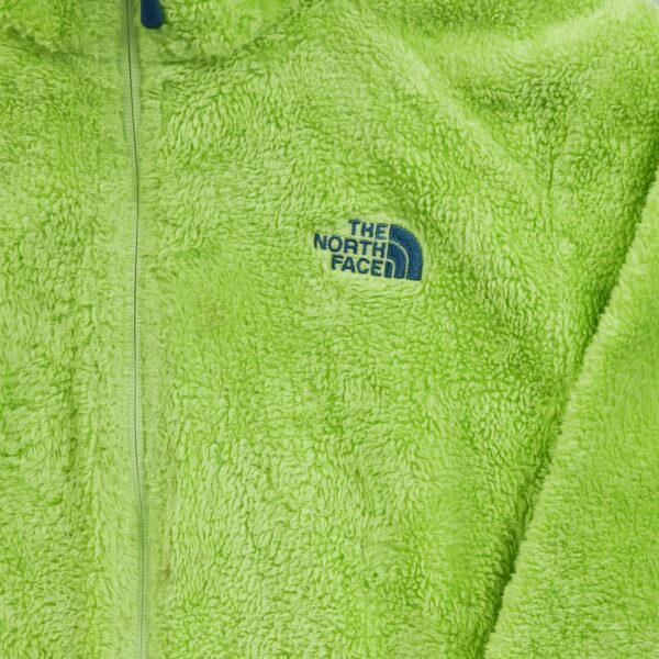 Veste polaires femme manches longues vert fluo The North Face Col Montant QWE0546