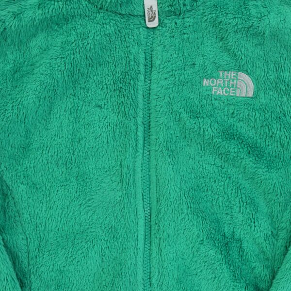 Veste polaires femme manches longues vert The North Face Col Montant QWE1551