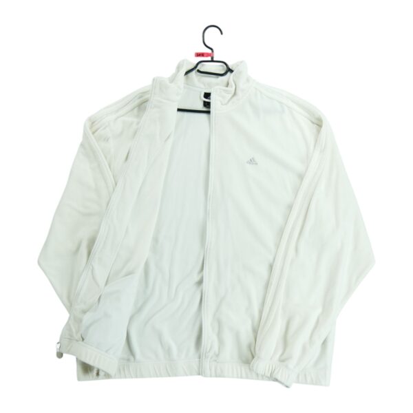 Veste polaires homme manches longues blanc Adidas Col Montant QWE2014