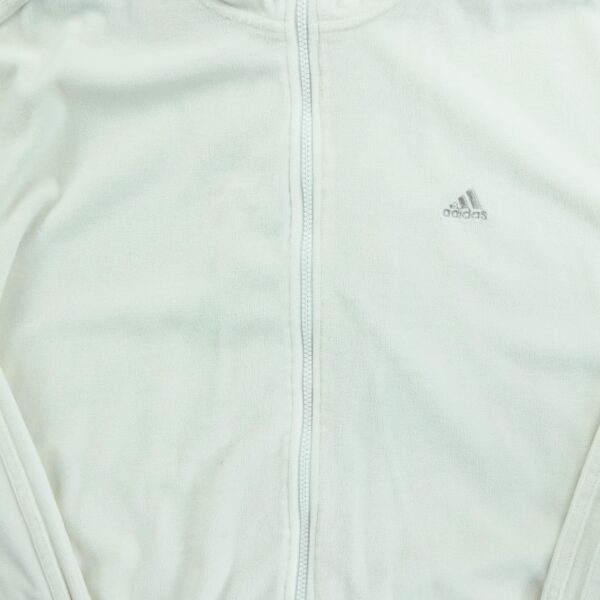 Veste polaires homme manches longues blanc Adidas Col Montant QWE2014