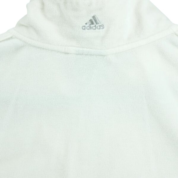 Veste polaires homme manches longues blanc Adidas Col Montant QWE2014