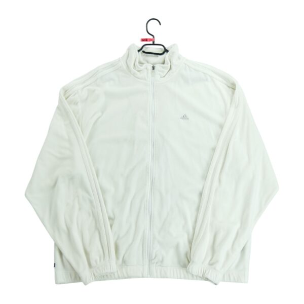 Veste polaires homme manches longues blanc Adidas Col Montant QWE2014