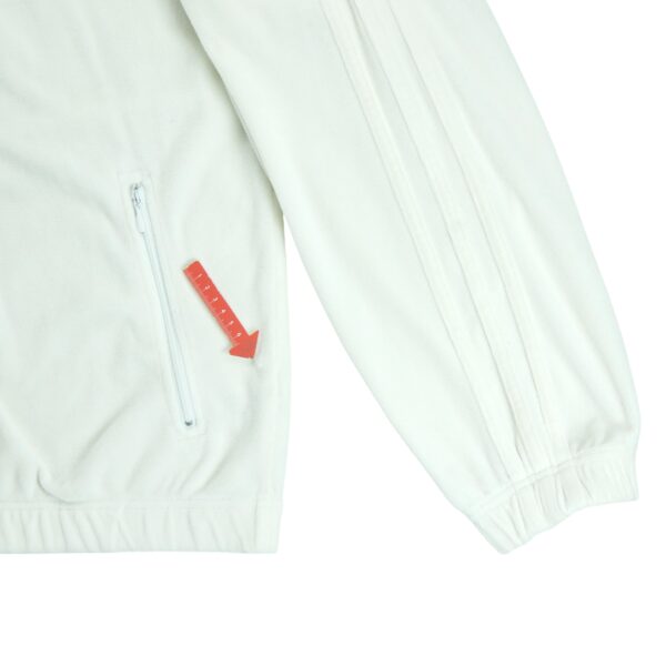 Veste polaires homme manches longues blanc Adidas Col Montant QWE2014