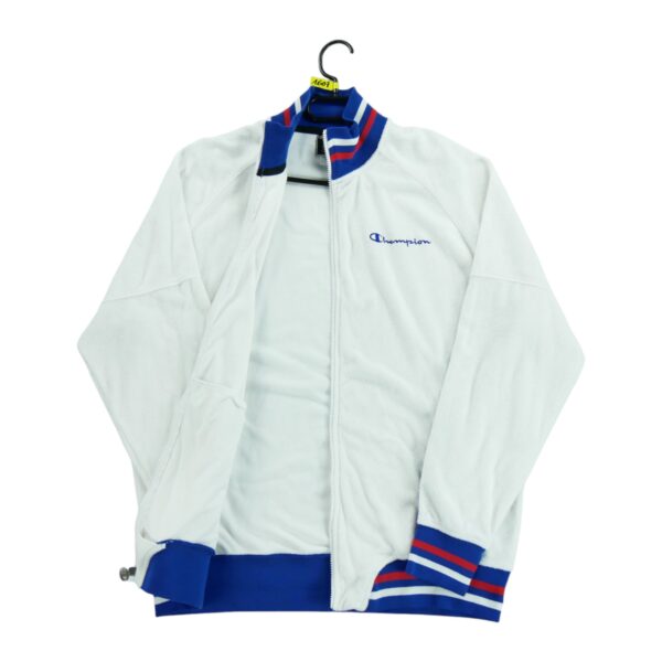 Veste polaires homme manches longues blanc Champion Col Montant QWE1607