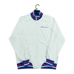 Veste polaires homme manches longues blanc Champion Col Montant QWE1607