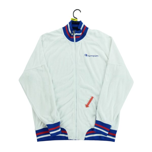 Veste polaires homme manches longues blanc Champion Col Montant QWE1607