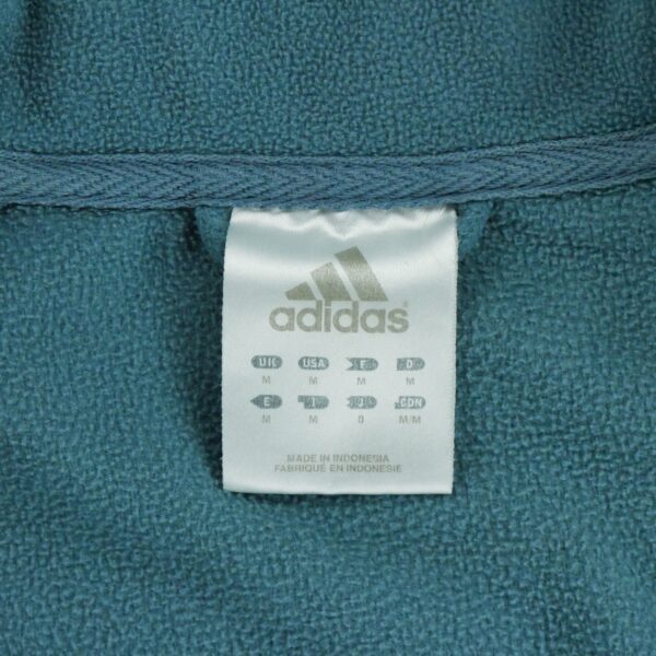 Veste polaires homme manches longues bleu clair Adidas Col Montant QWE0319