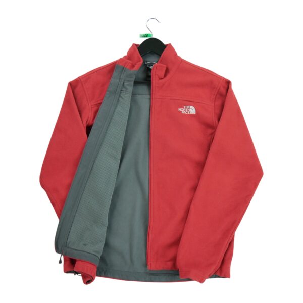 Veste polaires homme manches longues rouge The North Face Col Montant QWE0266