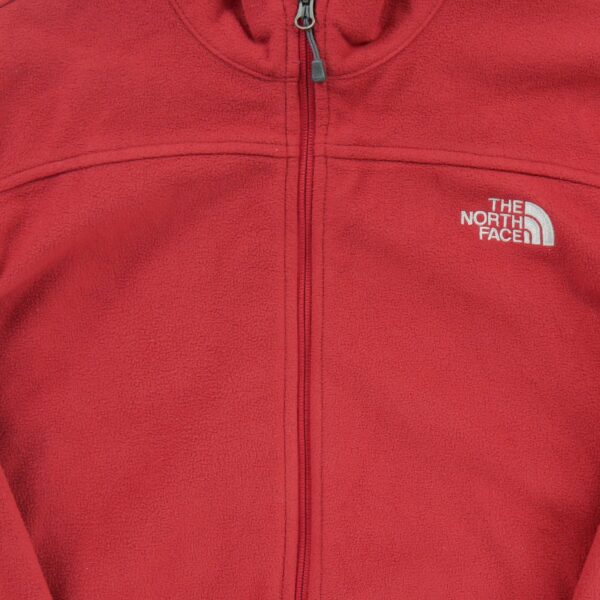 Veste polaires homme manches longues rouge The North Face Col Montant QWE0266