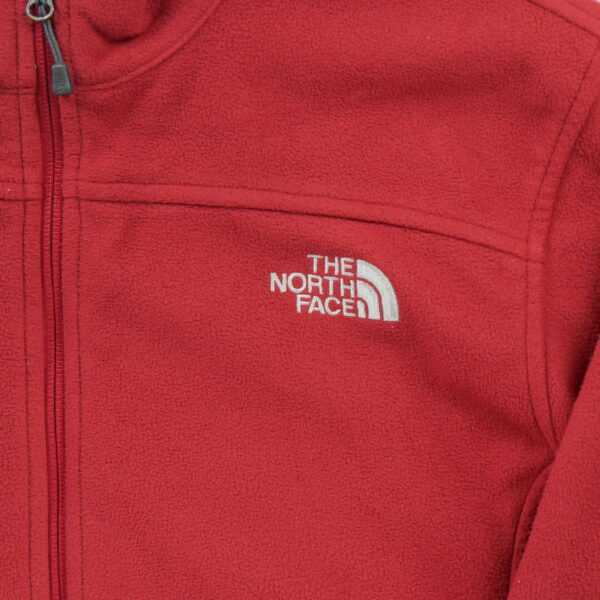 Veste polaires homme manches longues rouge The North Face Col Montant QWE0266