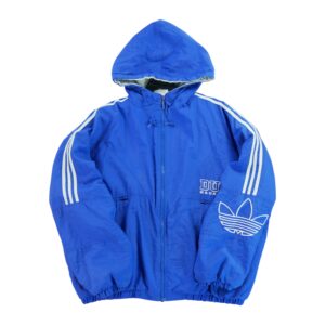 Blouson homme manches longues bleu Adidas Col Montant Equipe Duke QWE2409