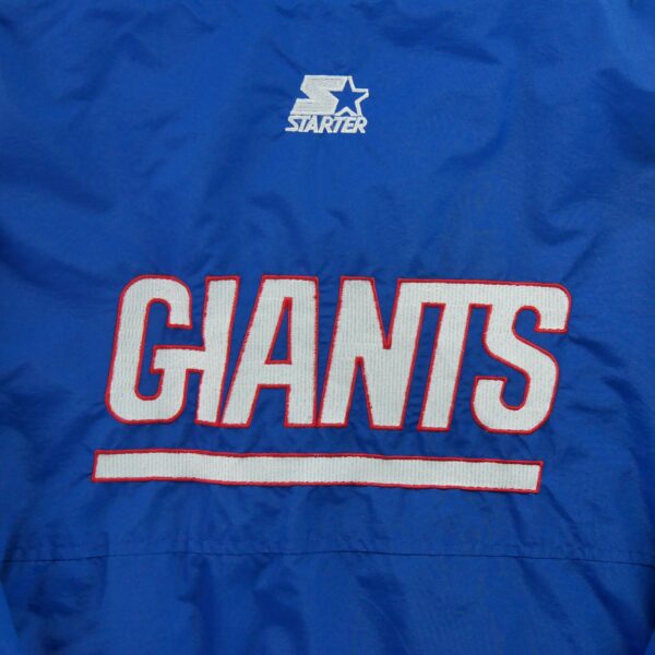 Blouson homme manches longues bleu Starter Col Rond Equipe New York Giants QWE2417