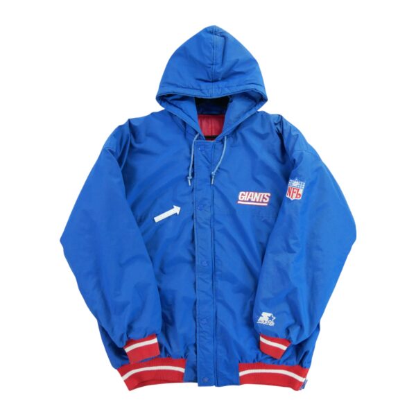 Blouson homme manches longues bleu Starter Col Rond Equipe New York Giants QWE2417