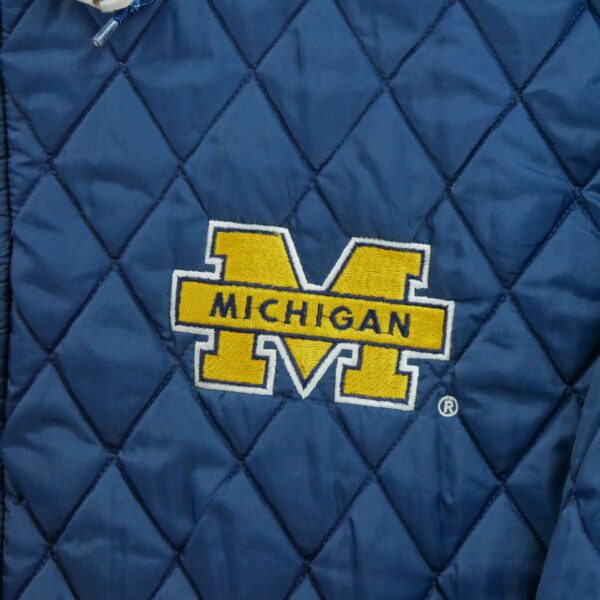 Blouson homme manches longues gris Starter Motif imprime Col Rond Equipe Michigan QWE2323