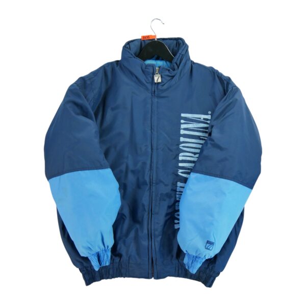 Blouson homme manches longues marine Logo 7 Col Montant Equipe North Carolina State QWE2193