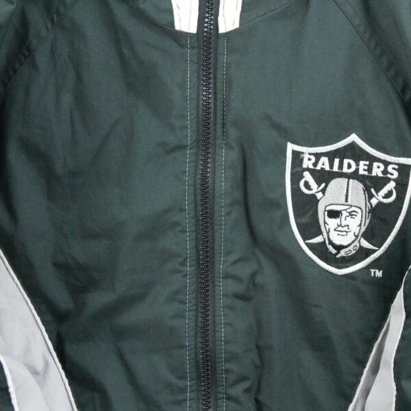 Blouson homme manches longues noir Pro Player Col Montant Equipe Las Vegas Raiders QWE2421