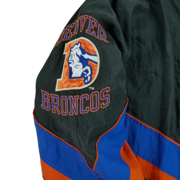 Blouson homme manches longues noir Starter Col Montant Equipe Denver Broncos QWE2147