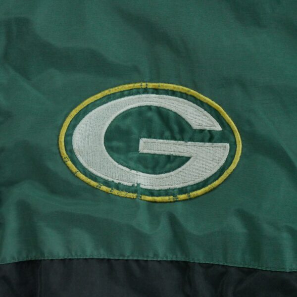 Blouson homme manches longues vert Logo 7 Col Montant Equipe Green Bay Packers QWE0191