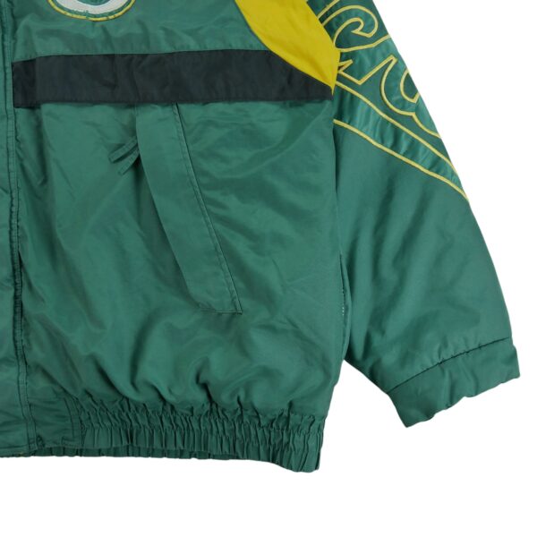 Blouson homme manches longues vert Logo 7 Col Montant Equipe Green Bay Packers QWE0191