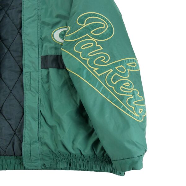 Blouson homme manches longues vert Logo 7 Col Montant Equipe Green Bay Packers QWE0191