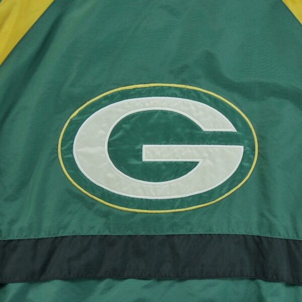 Blouson homme manches longues vert Logo 7 Col Montant Equipe Green Bay Packers QWE0191