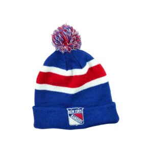 Bonnet homme bleu NHL Equipe New York Rangers QWE9042