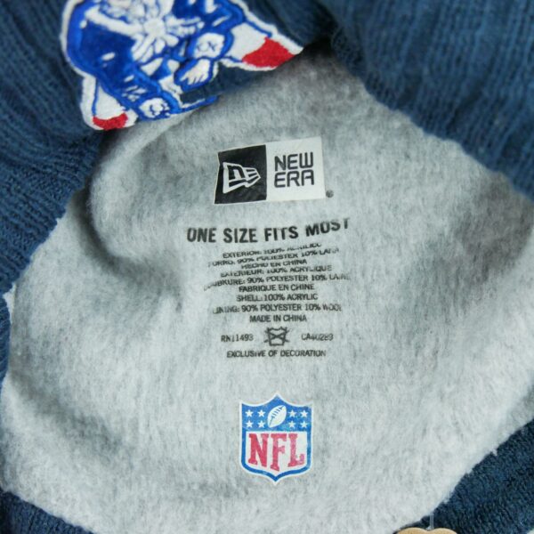 Bonnet homme marine NFL Equipe New England Patriots QWE9049