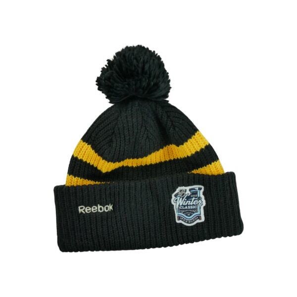 Bonnet homme noir Reebok Equipe Boston Bruins QWE9120