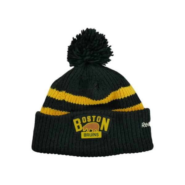 Bonnet homme noir Reebok Equipe Boston Bruins QWE9120