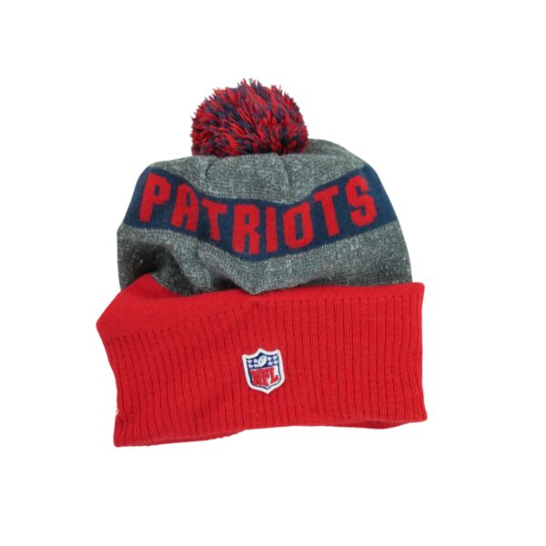 Bonnet homme rouge NFL Team Apparel Equipe New England Patriots QWE9123