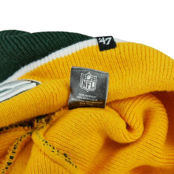 Bonnet homme vert NFL Team Apparel Equipe Green Bay Packers QWE9118