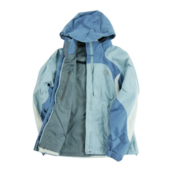 Coupe vent femme manches longues bleu clair The North Face Col Montant QWE2144