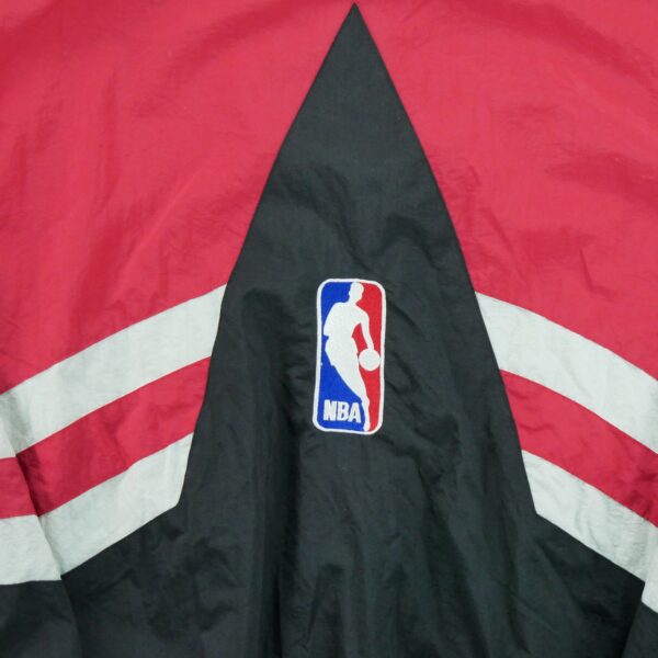 Coupe vent homme manches longues rouge Logo Athletic Col Montant Equipe Chicago Bulls QWE0063