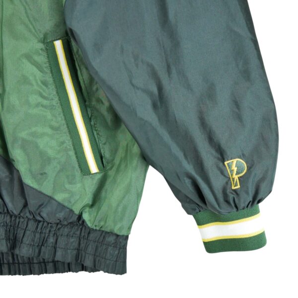 Coupe vent homme manches longues vert Pro Player Col Montant Equipe Green Bay Packers QWE2152