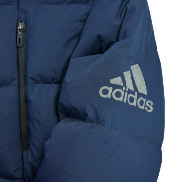 Doudoune enfant manches longues marine Adidas Col Montant QWE0206