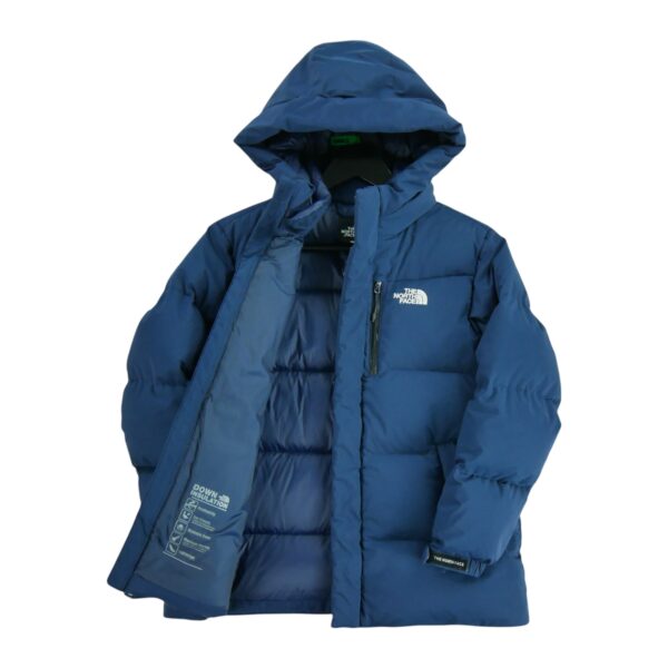 Doudoune enfant manches longues marine The North Face Col Montant QWE0065