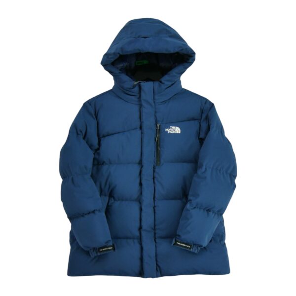 Doudoune enfant manches longues marine The North Face Col Montant QWE0065