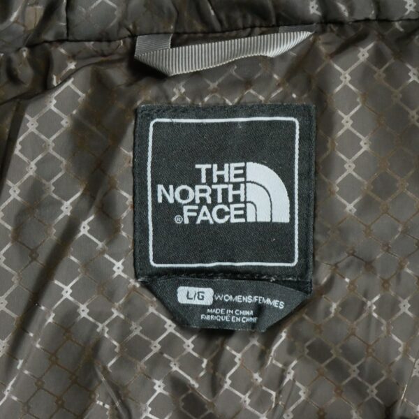 Doudoune femme manches longues marron The North Face Col Montant QWE0478