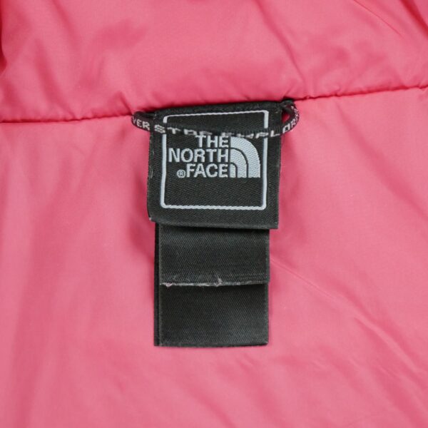 Doudoune femme manches longues rose The North Face Col Montant QWE1289