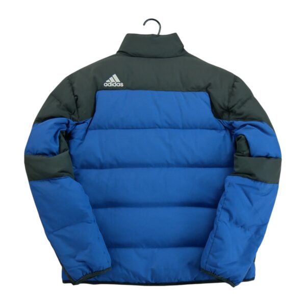 Doudoune homme manches longues bleu Adidas Col Montant QWE1579