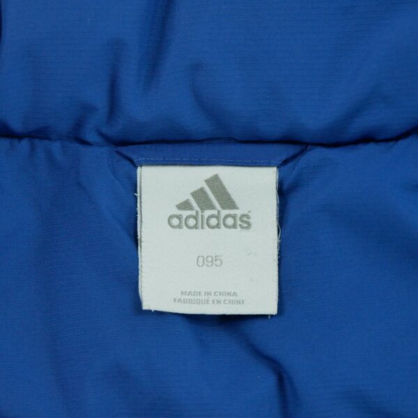 Doudoune homme manches longues bleu Adidas Col Montant QWE1579